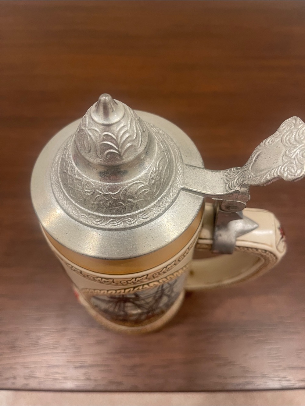 Vintage Anheuser-Busch “G” Series Lidded Stein 1985 - Picture 6 of 7